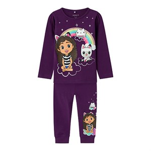 Name It - Orina Gabby Pyjamas Sky, Plum Purple